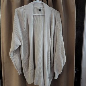 Oversized Cream Cardigan size Medium